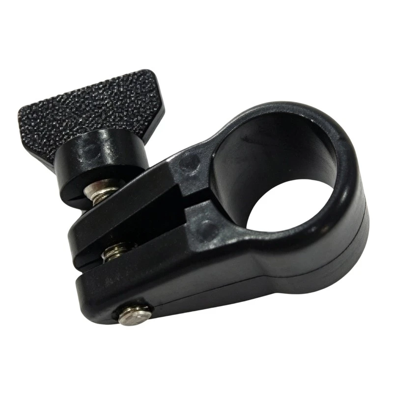 Black Nylon Split Rail Clamp with A Plastic Thumb Screw