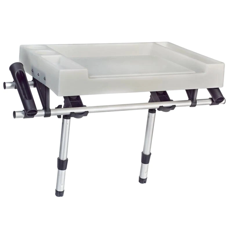 Dual-Post Marine Bait Station & Fillet Table
