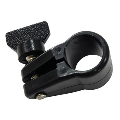 Black Nylon Split Rail Clamp with A Plastic Thumb Screw