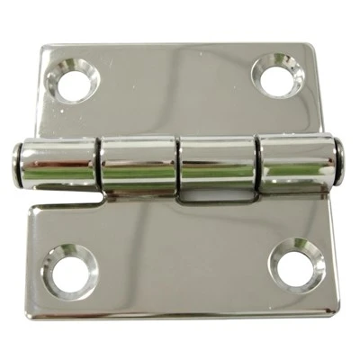 Polished Stainless Steel Butt Hinge